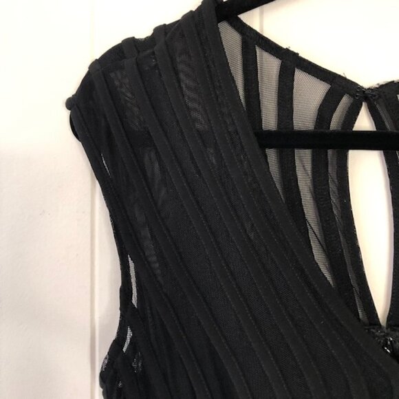 Adrianna Papell Womens Dress Shutter Pleat and Keyhole Back Size 4 - Picture 10 of 13